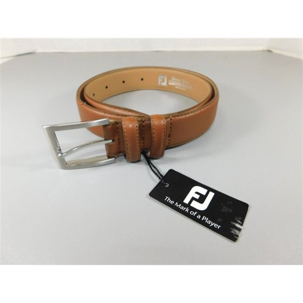 7/971 FJ FootJoy Genuine Brown Leather Belt Size Small